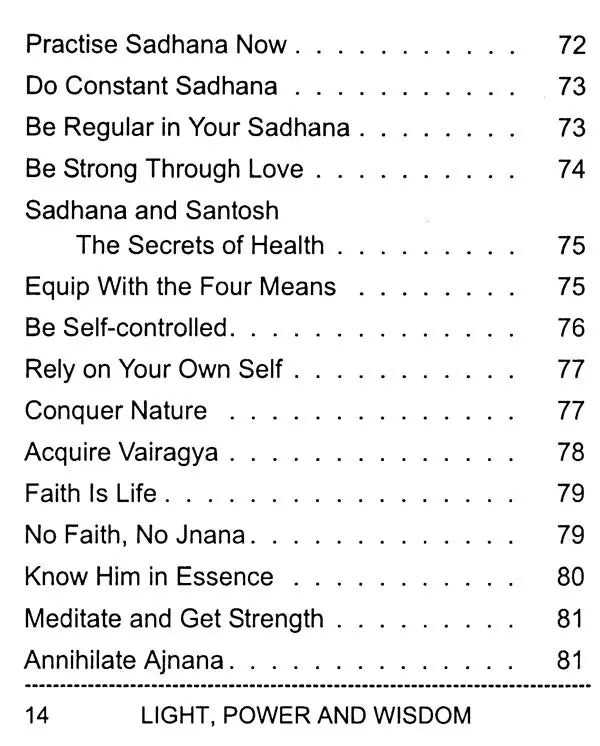 Light Power and Wisdom - Retail Maharaj