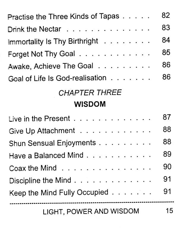 Light Power and Wisdom - Retail Maharaj