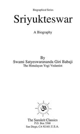 Sriyukteswar A Biography - Retail Maharaj