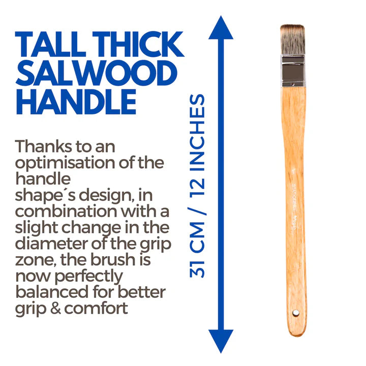 Stationerie Hake Brush 1 Inch AquaSync Vegan Mix Media - Retail Maharaj