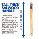 Stationerie Hake Brush 1 Inch AquaSync Vegan Mix Media - Retail Maharaj