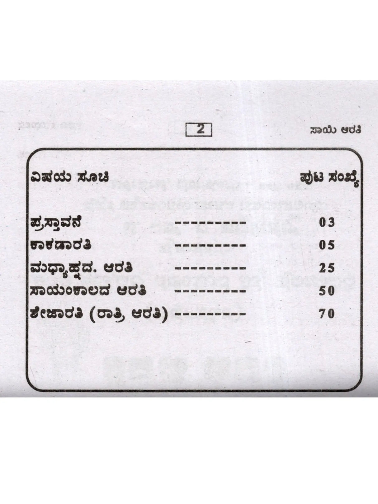 ಶ್ರೀ ಸಾಯಿ ಆರತಿ: Shri Sai Aarti (A Daily Ritual Held in Shirdi Region) (Kannada) - Retail Maharaj