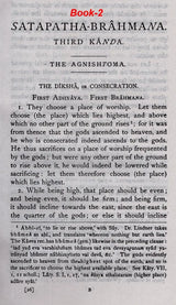 The Satapatha-Brahmana: According to the Text of the Madhyandina School (Set of 2 Books)