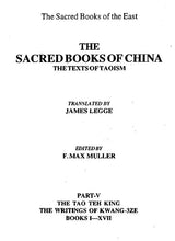 The Sacred Books of China - The Texts of Taoism (Set of 6 Books)