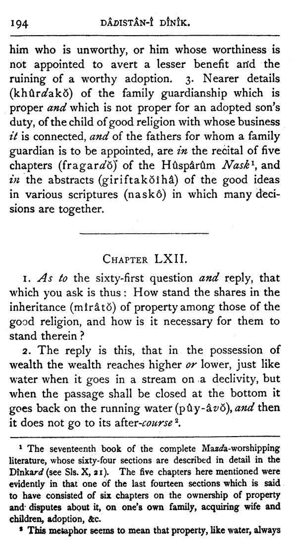 Pahlavi Texts: The Sacred Books of the East (Part-II)