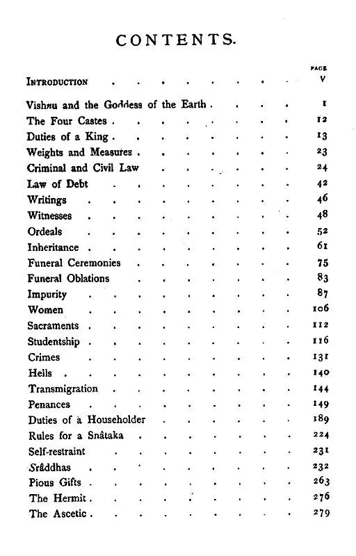 The Institutes of Vishnu: The Sacred Books of the East