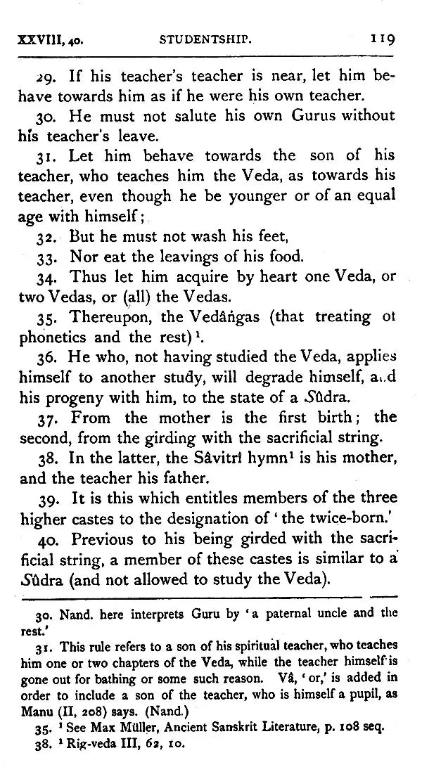 The Institutes of Vishnu: The Sacred Books of the East