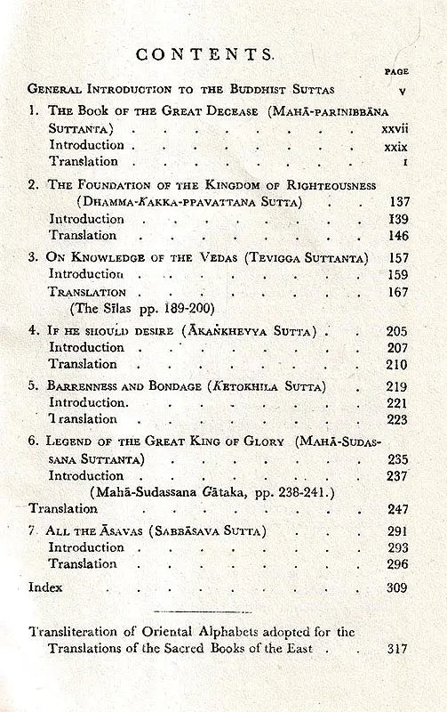 Buddhist-Suttas: The Sacred Books of the East
