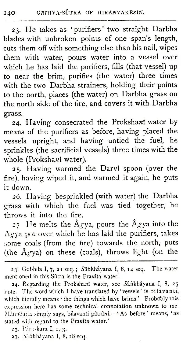 The Grihya-Sutras: The Rules of Vedic Domestic Ceremonies (Part-II)