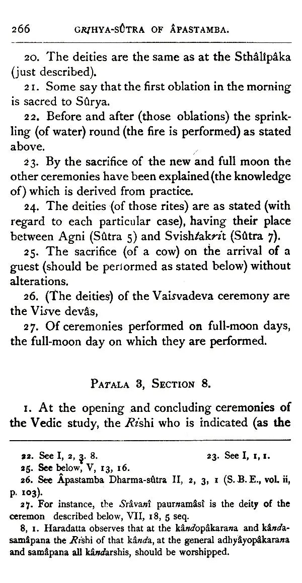 The Grihya-Sutras: The Rules of Vedic Domestic Ceremonies (Part-II)
