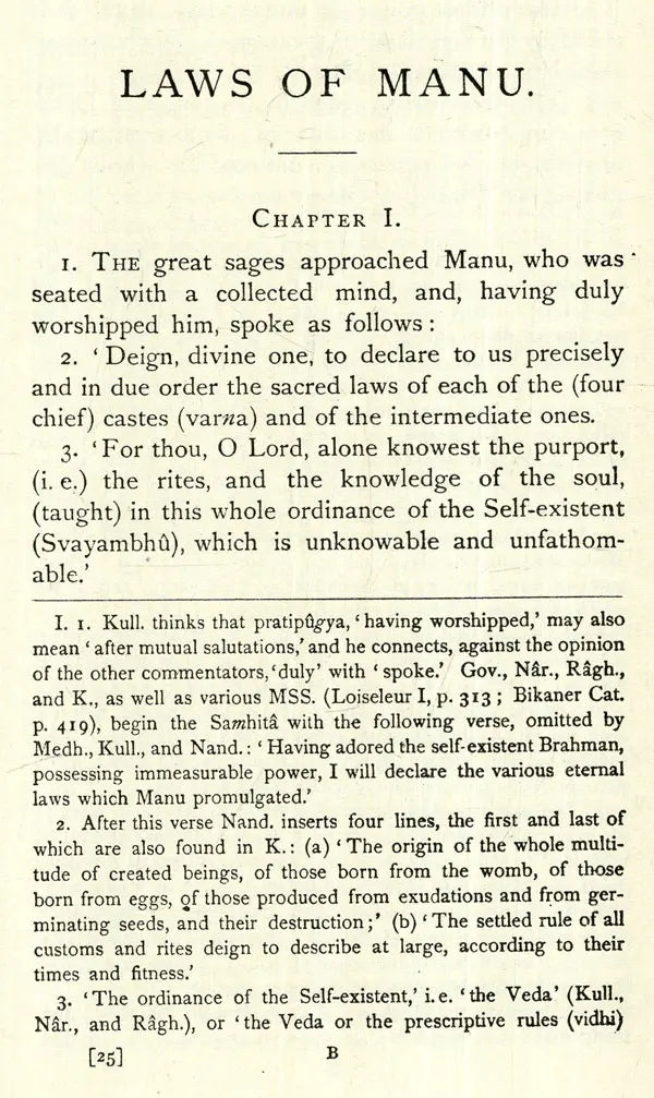 The Laws of Manu