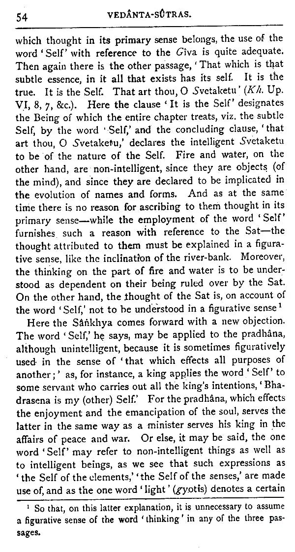 The Vedanta Sutras – With The Commentary By Sankaracarya (Part-I)
