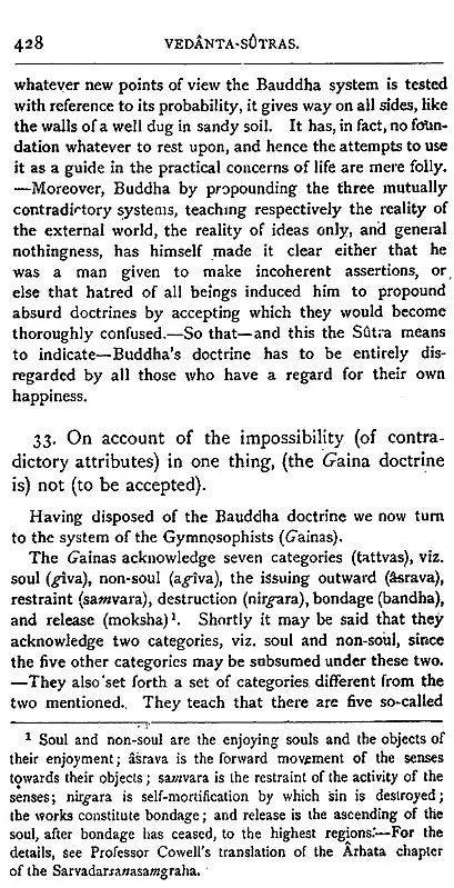 The Vedanta Sutras – With The Commentary By Sankaracarya (Part-I)
