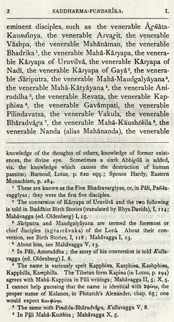 The Saddharma-Pundarika or The Lotus of the True Law