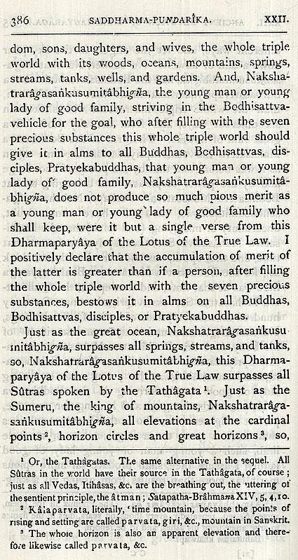 The Saddharma-Pundarika or The Lotus of the True Law