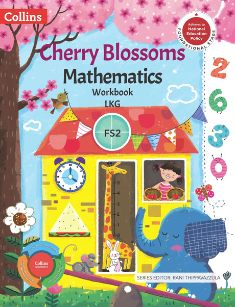 Collins Cherry Blossoms Mathematics Workbook LKG (NEP) Foundation Stage 2 - Retail Maharaj
