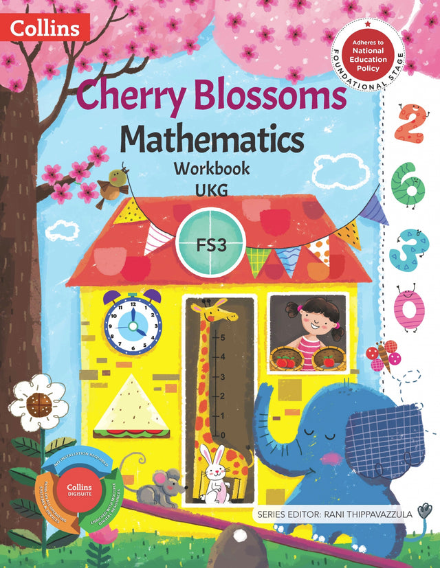Collins Cherry Blossoms Mathematics Workbook LKG (NEP) Foundation Stage 3 - Retail Maharaj