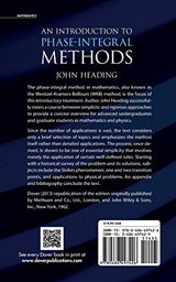 An Introduction To Phase-Integral Methods - Retail Maharaj