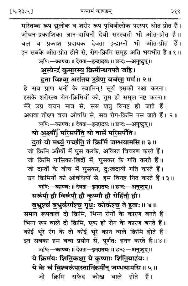 Atharva Veda Kavyamrita Practical Interpretation (Set of 3 Volumes) - Retail Maharaj
