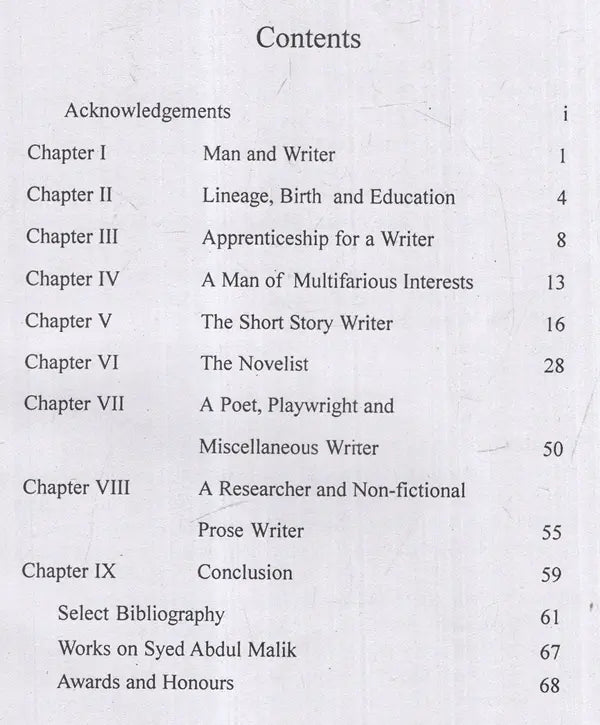Syed Abdul Malik-Makers of Indian Literature - Retail Maharaj