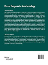 Recent Progress in Anesthesiology - Retail Maharaj