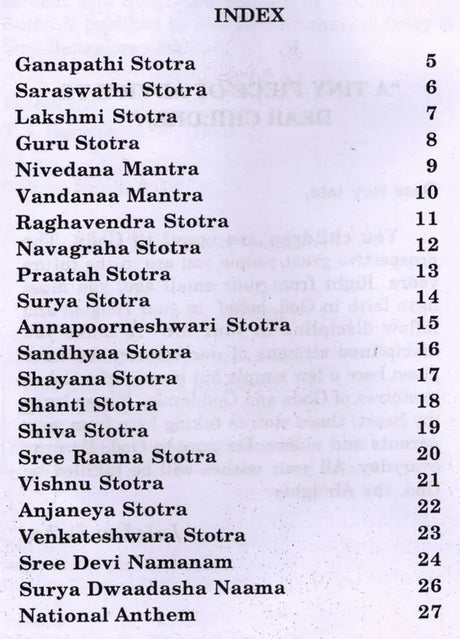 For Daily Chanting- Divine-Stotras for Children (In Roman with Translation) - Retail Maharaj