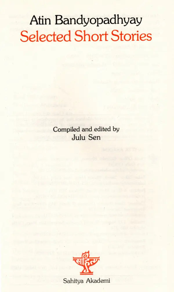 Atin Bandyopadhyay- Selected Short Stories - Retail Maharaj