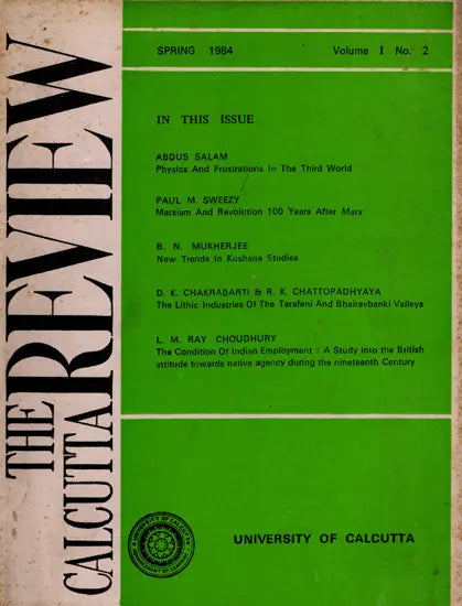 The Calcutta Review – Spring 1984 New Series (Volume I No. 2)