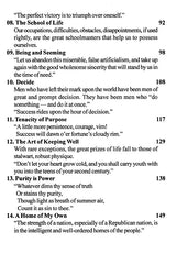 The Secret of Achievement