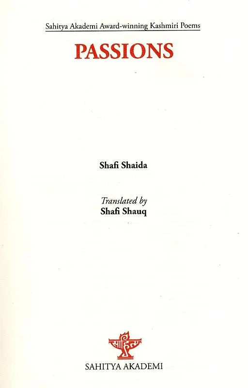 Passions- Sahitya Akademi Award-Winning Collection of Kashmiri Poems 'Amaar' - Retail Maharaj