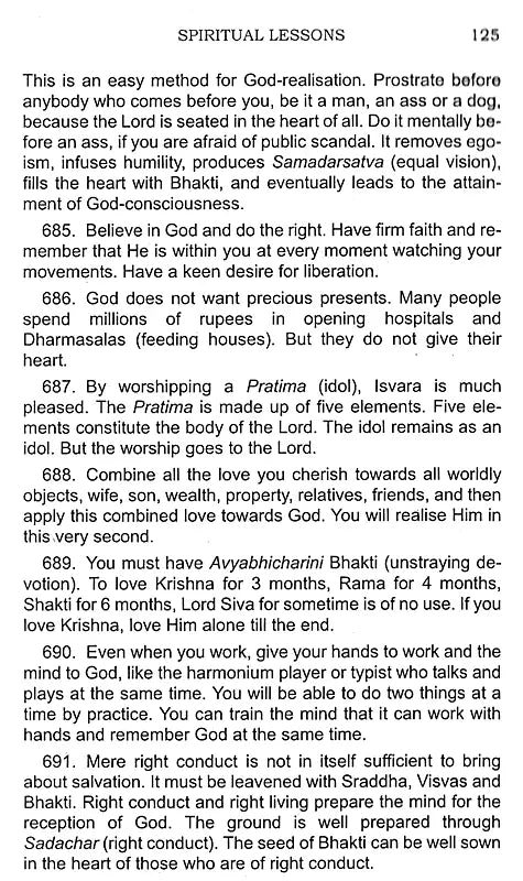 Spiritual Lessons - Retail Maharaj
