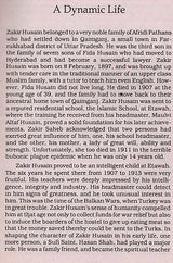 Zakir Husain- Makers of Indian Literature (An Old and Rare Book) - Retail Maharaj