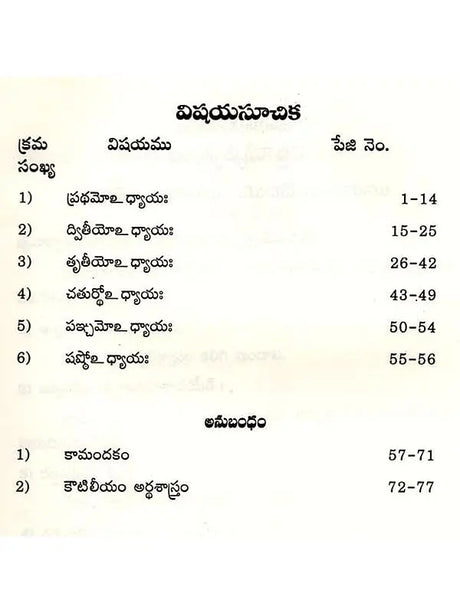 Barhaspatya Sutram (With Supplement of Telugu Translation for Selective Kamandaka & Kautiliya Slokas) (Telugu Version) - Retail Maharaj