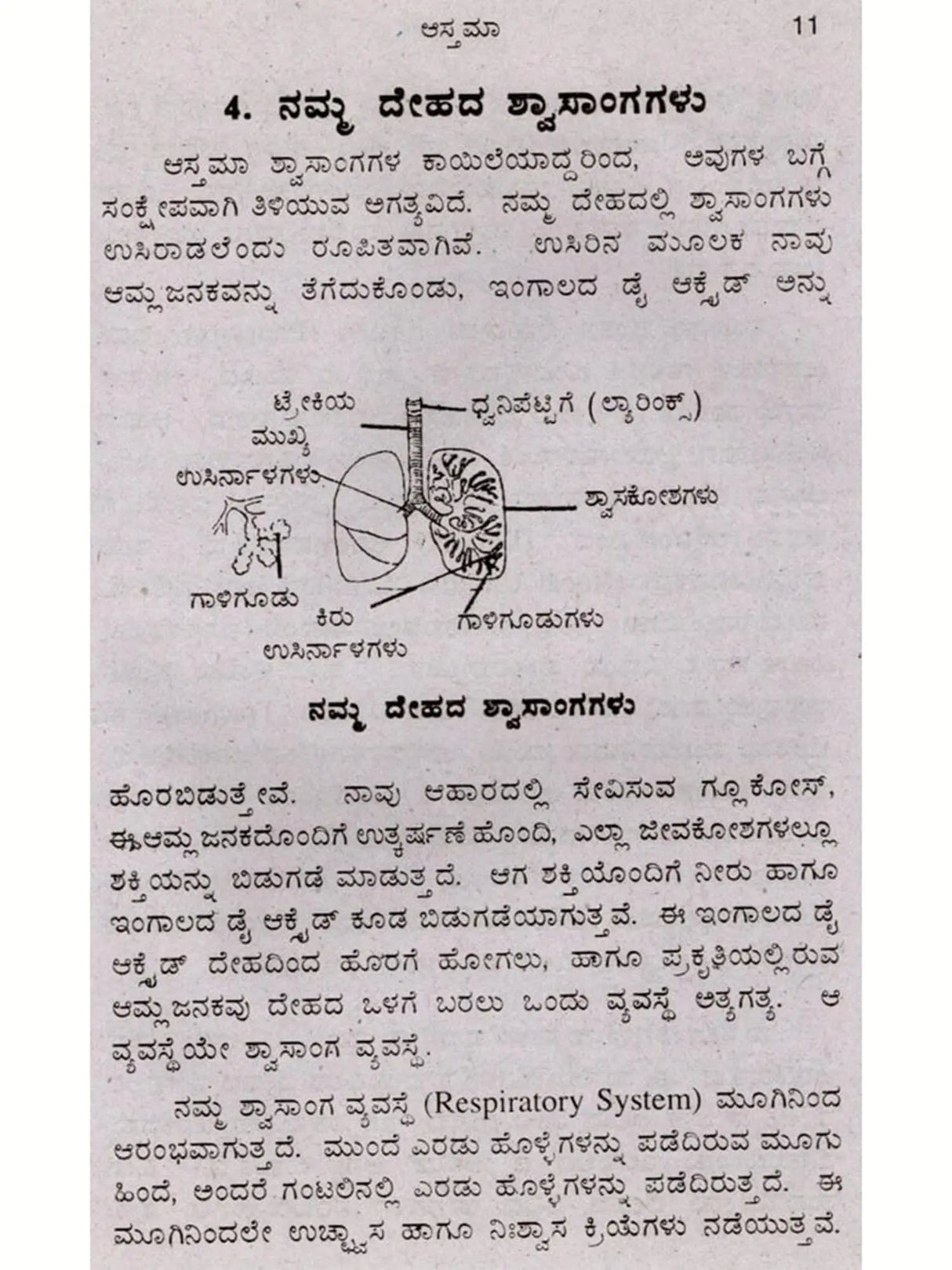 ಆಸ್ತಮಾ ಗೂರಲು - ಉಬ್ಬಸ ರೋಗ: Asthma- Wheezing (Kannada) - Retail Maharaj