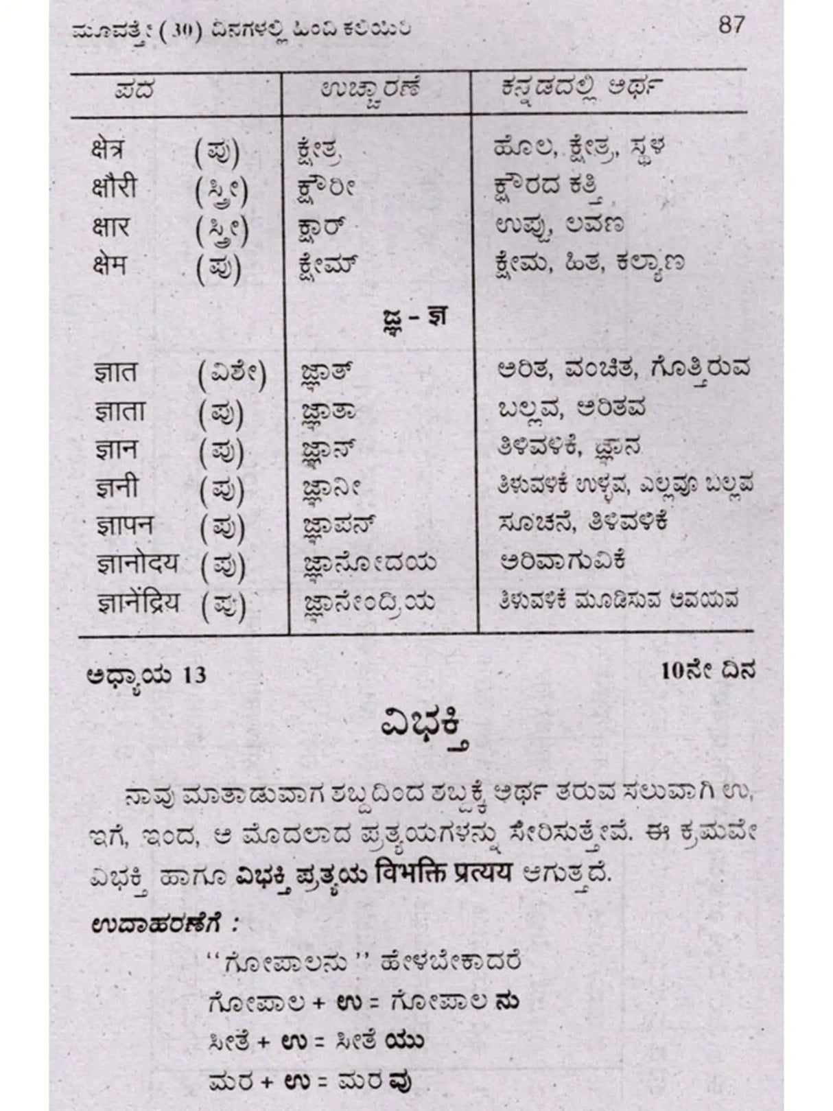 30 ದಿನಗಳಲ್ಲಿ ಹಿಂದಿ ಕಲಿಯಿರಿ: Learn Hindi in 30 Days (Learn Hindi Through Kannada) - Retail Maharaj