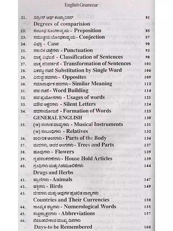 ಇಂಗ್ಲೀಷ್ ಗ್ರಾಮರಾ: English Grammar (Kannada) - Retail Maharaj