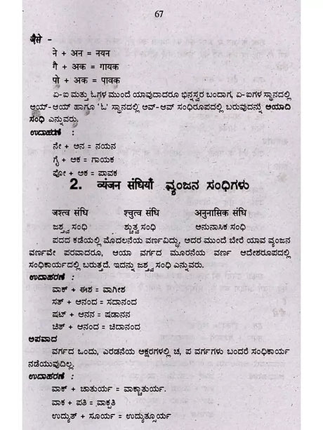 हिन्दी व्याकरण: ಹಿಂದೂ ವ್ಯಾಕರಣ- Hindi Grammar (With Kannada and English Explanations) - Retail Maharaj