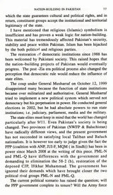 Challenges of Nation-Building in Developing Societies- Vignettes from West and South Asia