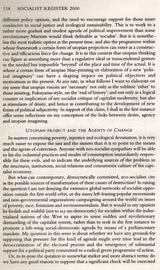 Necessary and Unnecessary Utopias Socialist Register 2000 (An Old and Rare Book)