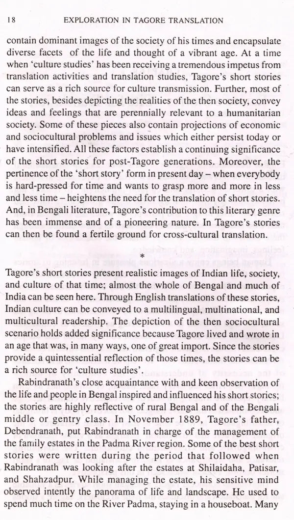 Exploration in Tagore Translation