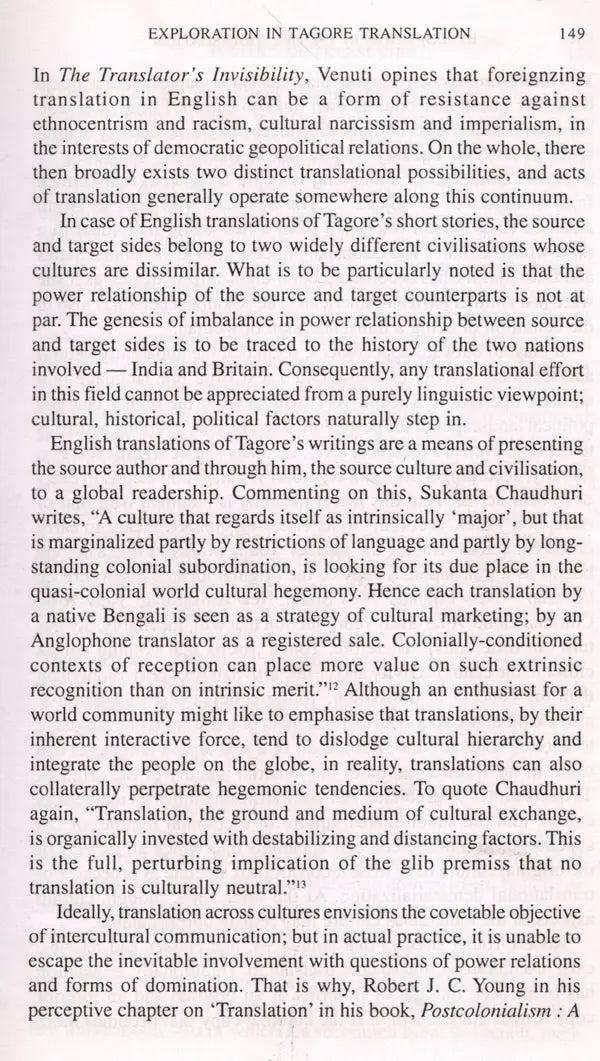 Exploration in Tagore Translation