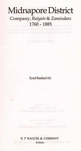 Midnapore District Company, Raiyats and Zamindars 1760-1885 - Retail Maharaj