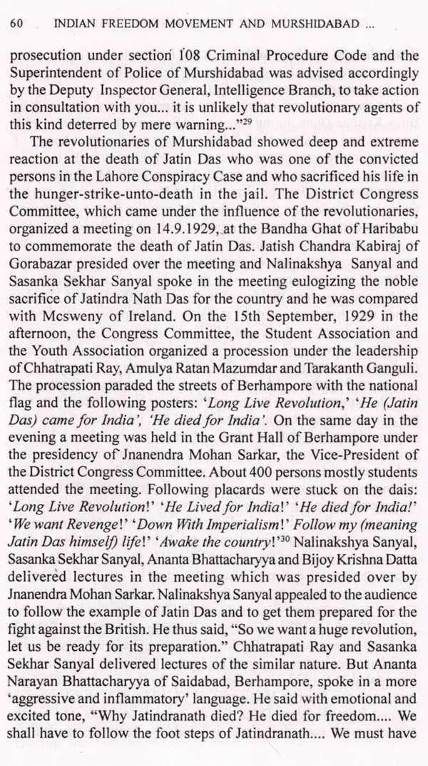 Indian Freedom Movement and Murshidabad District 1905-1947
