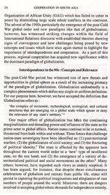 Cooperation in South Asia- The Indian Perspective