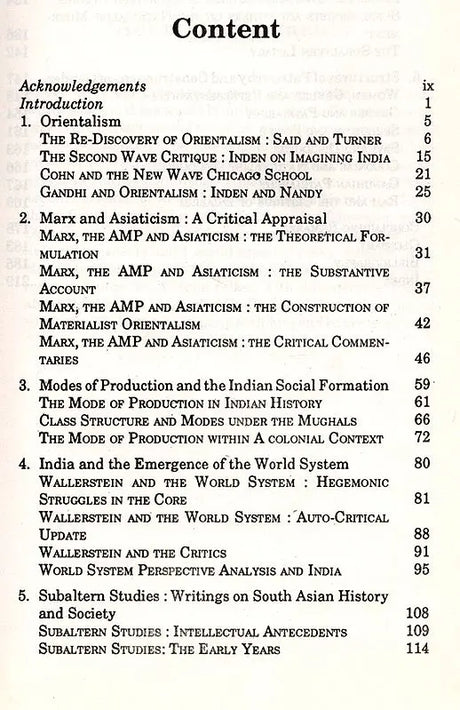 Beyond Orientalism- An Exploration of Some Recent Themes in Indian History and Society (An Old and Rare Book) - Retail Maharaj
