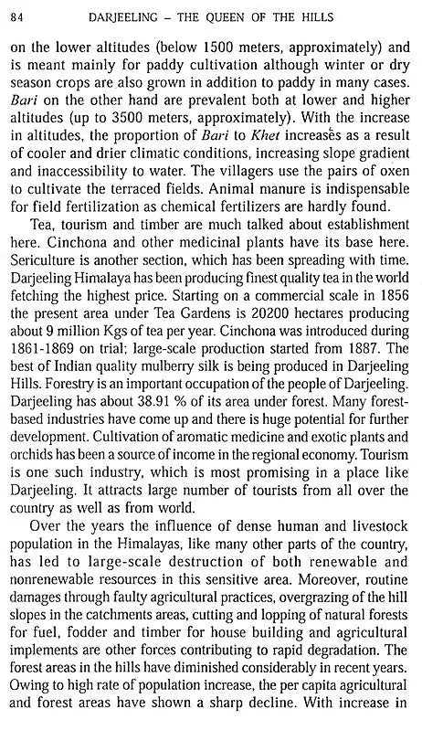 Darjeeling- The Queen of the Hills- Geo-Environmental Perception