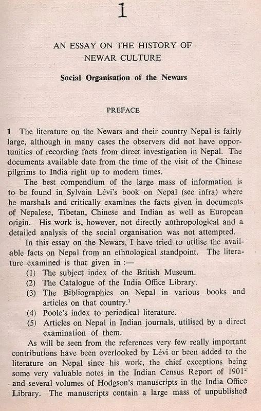 Essays in Social Anthropology (An Old and Rare Book)
