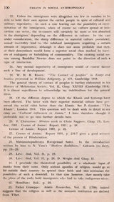 Essays in Social Anthropology (An Old and Rare Book)