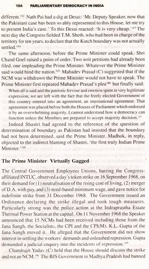 Parliamentary Democracy in India- Government and Opposition