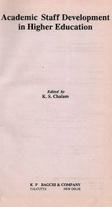 Academic Staff Development in Higher Education (An Old and Rare Book)
